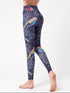 Printed High Waist Active Leggings - Odaingerous